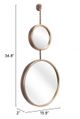 Zuo Modern Mott Gold Mirror-3