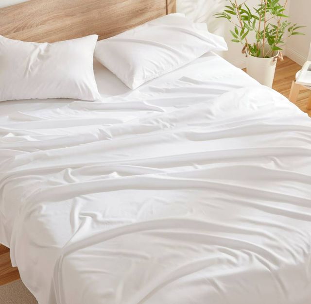 Sleeptone® Basics Griptone™ 6-Piece White Premium Bamboo California King Sheet Set-4