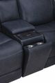 KUKA HOME Nevada Navy Power Reclining Loveseat-3