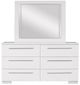 New Classic® Home Furnishings Sapphire White Dresser and Mirror Set-2