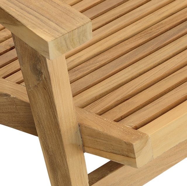Dovetail Furniture Janine Natural Wooden Outdoor Occasional Chair-3