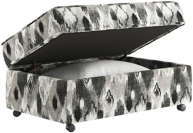 Hughes Furniture® 1750STOT Scythia Obsidian Storage Ottoman-0