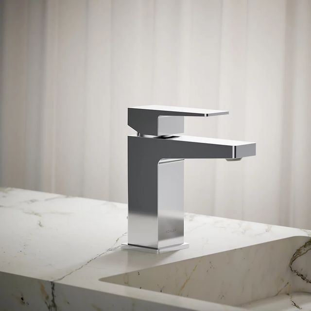 KOHLER® Honesty® Polished Chrome Single-Handle Bathroom Sink Faucet-3