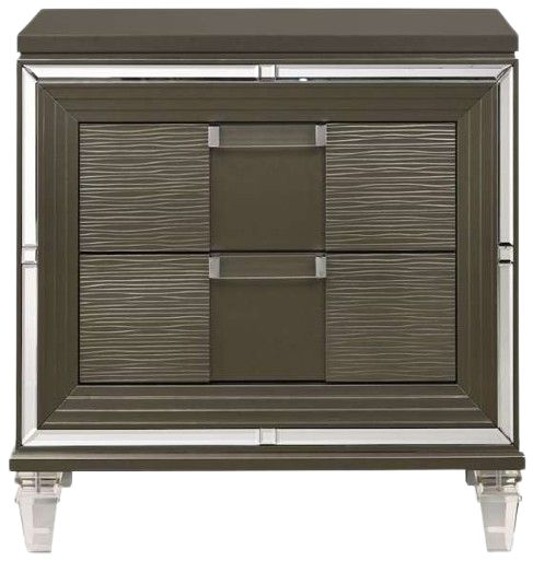Elements International Twenty Nine 4-Piece Copper King Storage Panel Bedroom Set-3