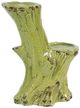 A & B Home Green 11" Candle Holder-0
