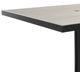CabanaCoast® Customizable Skye Aluminum/Wooden 36" Outdoor Square Pedestal Bar Table-3