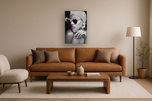 Classy Living Crystal Couture Glam Wall Art-1
