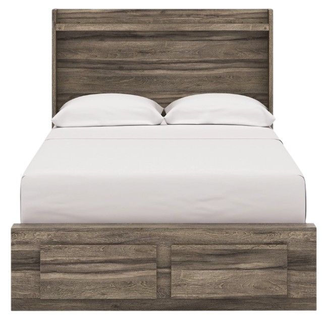Signature Design by Ashley® Elbrim Brown Full Panel Storage Bed-1