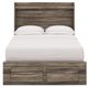 Signature Design by Ashley® Elbrim Brown Full Panel Storage Bed-1