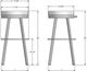 Amisco Customizable Bryce Swivel Spectator Stool-2