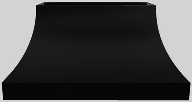 Vent-A-Hood® Designer Series 60" Black Island Range Hood-0