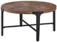 Steve Silver Co. Chevron 3-Piece Cinnamon Top Occasional Table Set with Black Base-2