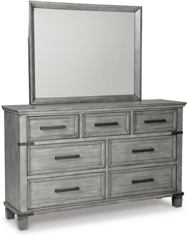Ensemble à 2 pièces commode et miroir de Signature Design by Ashley® Russelyn - Gris pâle