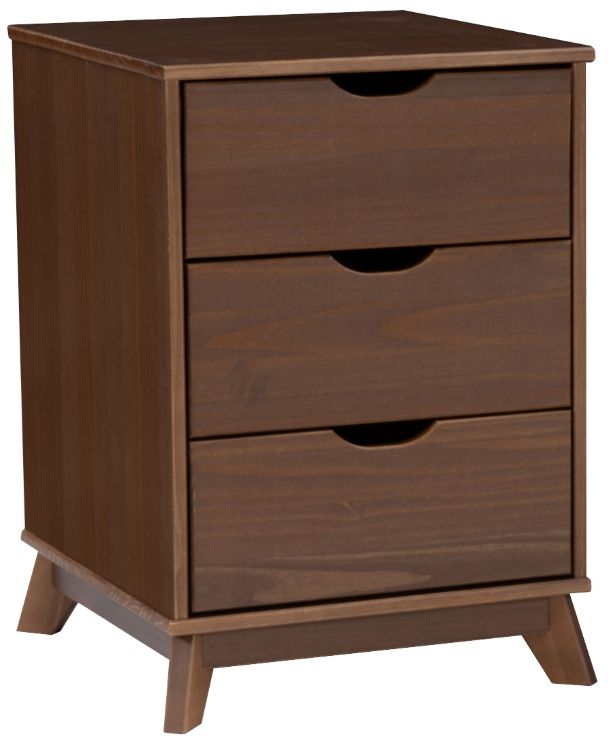 Powell® Portix 2-Piece Walnut 3-Drawer Nightstand Set-1
