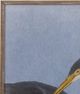 Bassett Mirror Bayou Heron 2-Piece Black/Blue Framed Print Set-1