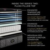 Beautyrest Black® Series 2 Pocketed Coil® 16.25" Plush Pillow Top King Mattress