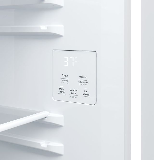GE® ENERGY STAR® 36" 23.6 Cu. Ft. White Counter Depth Side-by-Side Refrigerator with Extra Tall Dispenser and In-Door Icemaker-3