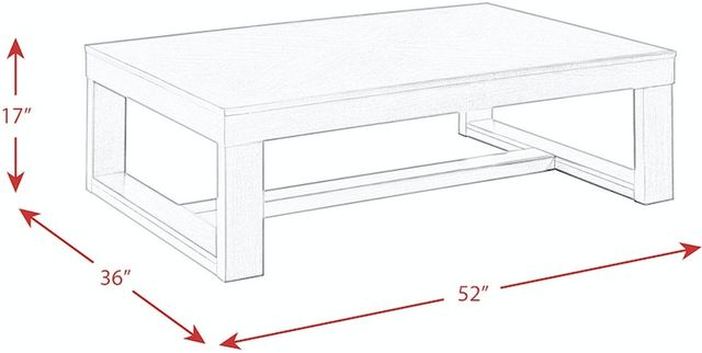 Elements International Hardy 3-Piece Cherry Occasional Table Set-3