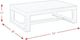 Elements International Hardy 3-Piece Cherry Occasional Table Set-3