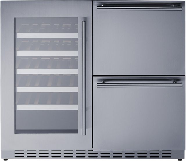 Summit® 36" Stainless Steel Combination Beverage Center-0