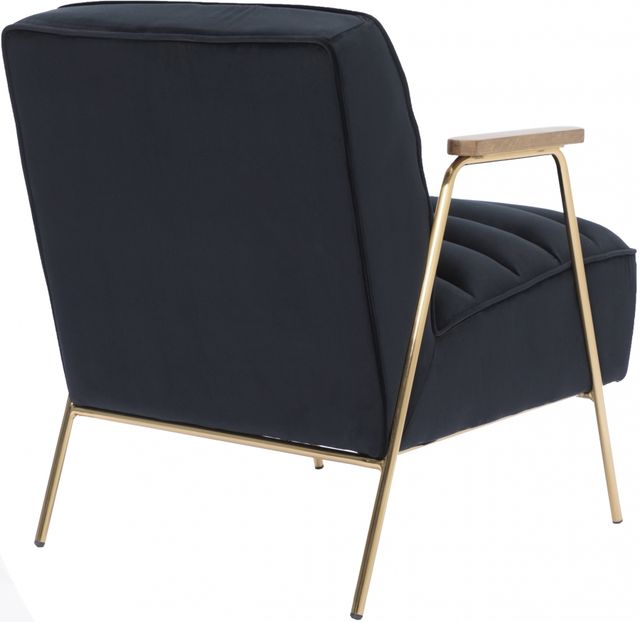 Meridian Furniture Woodford Black Velvet Accent Chair-3