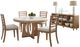 Parker House® Escape 6-Piece Glazed Natural Oak Full Dining Set with Console and Ladder Back Chairs-0