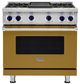 Viking® 7 Series 36" Golden Hour Pro Style Liquid Propane Gas Range with Griddle-0