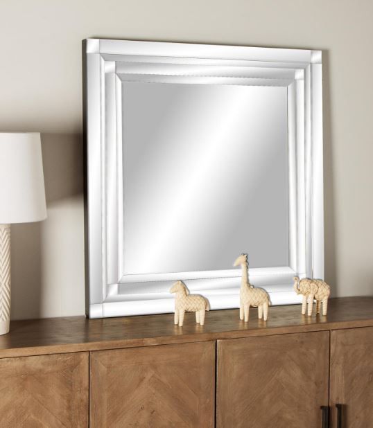 Deco Marche U Select Silver Glass Wall Mirror-4