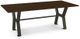 Amisco Customizable Parade 31" Walnut Veneer Table-0