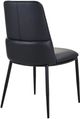 Moe's Home Collection Douglas 2-Piece Black Dining Side Chair Set-2