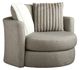 Albany Industries Palo Alto Cocoa Swivel Chair-0