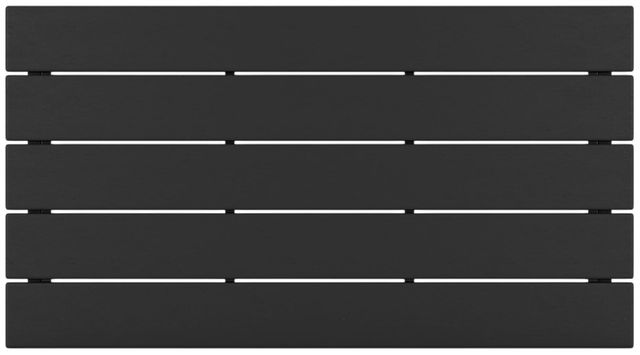 Signature Design by Ashley® Hyland Wave Black Plastic Outdoor Cocktail Table-3