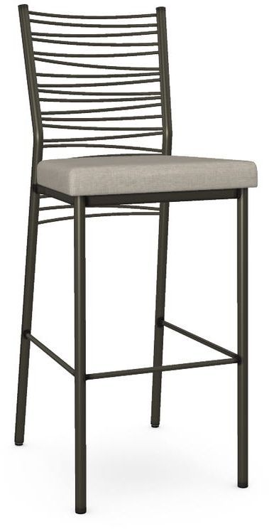 Amisco Crescent Non-Swivel Bar Stool-0