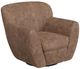 International Furniture Direct Tamesis Brown Swivel Accent Chair-0