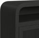 Elements International Ridgemont Black Fireplace Cabinet-2