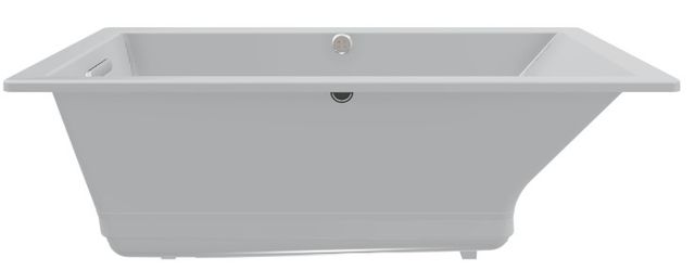 KOHLER® Underscore® Ice Gray 60" x 36" Drop-In Heated BubbleMassage™ Air Bath with Bask® Heated Surface-1