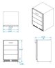 Kalamazoo™ Outdoor Gourmet Arcadia Series 24" Marine-Grade Stainless Steel Refrigerator Drawers-1