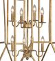 Forty West Everest Gold 8-Light Chandelier-1