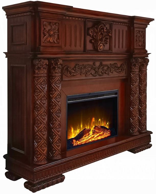 ACME Furniture Vendom Cherry Fireplace-0