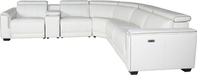 Steve Silver Co. Lorenzo 6-Piece White Dual-Power Reclining Modular-3
