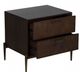 VIG Furniture Modrest Brass/Dark Acacia Nightstand-2