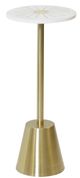 StyleCraft Brass Inlay Accent Drink Table-0