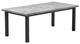 Homecrest™ Outdoor Living Customizable Concrete Aluminum/Composite 42" x 84" Rectangular Dining Table with Hole -0
