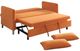 Homelegance® Greenway Orange Convertible Studio Sofa with Pull-Out Bed-1