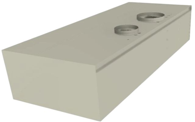 Vent-A-Hood® 60" Biscuit Wall Mounted Range Hood-1