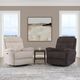Flexsteel® Customizable Sophisticated Power Swivel Gliding Recliner with Power Headrest and Lumbar-2