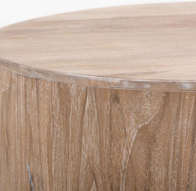 International Furniture Direct Balam Stained White Cocktail Table-4