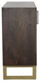 Fairfield® Sundries Bronx Brown/Gold Chest-3