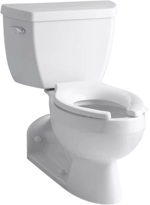 KOHLER® Barrington™ White 2-Piece Elongated Toilet, 1.0 Gpf with Tank Cover Lock-0