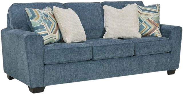 Signature Design by Ashley® Cashton Blue Queen Sofa Sleeper